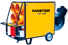 Жидкотопливный нагреватель воздуха непрямого нагрева, радиальный MASTER AIR-BUS BV690 FTR 4013.096