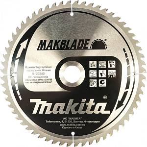 Пильный диск по дереву 260x30/15,88x2,3x60T Makita B-29240