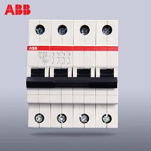 Автоматический выключатель ABB SH204 C20 4П 6,0кА 2CDS214001R0204 Автоматический выключатель ABB SH204 C20 4П 6,0кА 2CDS214001R0204