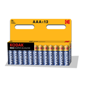 Батарейки Kodak LR03-12BL MAX SUPER Alkaline [K3A-12] (120/720/34560)