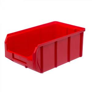 Пластиковый ящик Стелла-техник V-3-красный