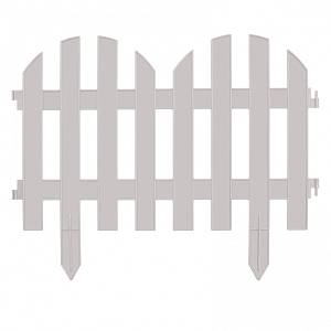 Забор декоративный &quot;Романтика&quot;, 28 х 300 см, белый, Россия, Palisad