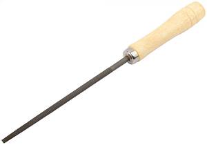 Напильник, деревянная ручка, круглый 150 мм KУРС