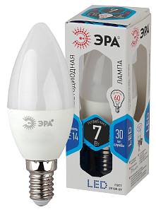 Лампочка светодиодная ЭРА STD LED B35-7W-840-E14 E14 / Е14 7Вт свеча нейтральный белый свет