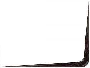 Уголок-кронштейн коричневый 150х200 мм (0,7 мм) FIT