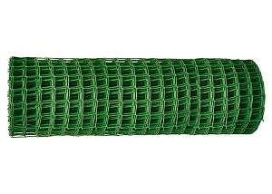 Решетка заборная в рулоне, 1.5 х 25 м, ячейка 75 х 75 мм, пластиковая, зеленая, Россия 64535