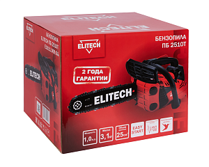 Пила цепная бензиновая ELITECH ПБ 2510Т (E1611.009.00)