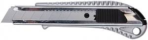 Нож технический &quot;Классик&quot; 18 мм, усиленнный, метал. корпус, резиновая вставка KУРС