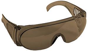 Очки STAYER "STANDARD" защитные с боковой вентиляцией, коричневые 11046