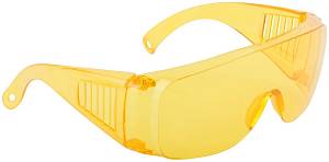 Очки защитные с дужками желтые KУРС