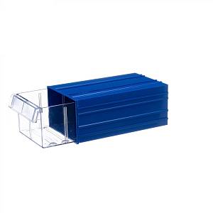 Пластиковый короб Стелла-техник С-2-синий-прозрачный