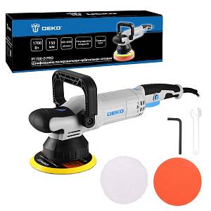 Шлифмашина полировальная орбитальная сетевая DEKO P1700-D PRO, 150мм, 1700 Вт 083-1048 Шлифмашина полировальная орбитальная сетевая DEKO P1700-D PRO, 150мм, 1700 Вт 083-1048