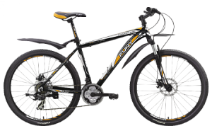 Велосипед FURY Nagano Disc черный/желтый/серый 18"