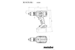 BS 18 LTX-3 BL I Аккумуляторная дрель-шуруповерт Metabo