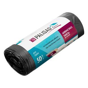 Пакеты для мусора 30 л x 50 шт. серые, Home Palisad PALISAD Home Пакеты для мусора 30 л x 50 шт. серые, Home Palisad PALISAD Home