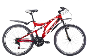 Велосипед FURY Kagawa красный/белый/черный 17&quot;