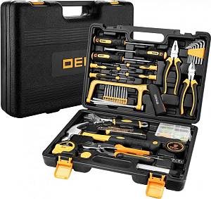 Профессиональный набор инструмента для дома в чемодане Deko DKMT102 (102 предмета) 065-0739