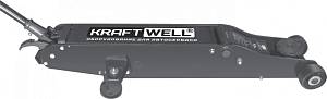 KraftWell KRWFJ5 Домкрат подкатной гидравлический г/п 5000 кг.