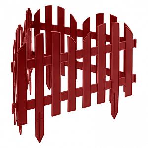 Забор декоративный "Романтика", 28 х 300 см, терракот, Россия, Palisad