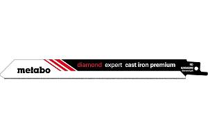2 пилки для сабельных пил, серия «expert cast iron premium», 200 x 1,0 мм (626565000) Metabo