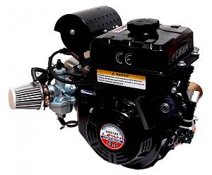 Двигатель LIFAN GS212E (G170FD) (13 л.с., 4-хтактный, одноцилиндровый, с воздушным охлаждением, вал 20 мм, объем 212см³, катушка 7А, ручной/электрический стартер, вес 20 кг)