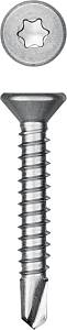 KRAFTOOL DS-C, 32 х 4.2 мм, А2, сверло, потайная головка, ТХ20, 350 шт, саморез нержавеющий (300932-42-032)