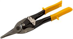 Ножницы по металлу &quot;Лайт&quot;, инструментальная сталь, пластиковые ручки, прямые 250 мм KУРС