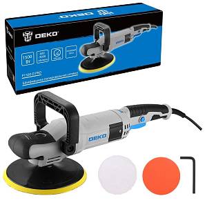 Шлифмашина полировальная сетевая DEKO P1500-D PRO, 180мм, 1500 Вт 083-1050 Шлифмашина полировальная сетевая DEKO P1500-D PRO, 180мм, 1500 Вт 083-1050