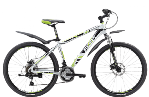 Велосипед FURY Yokogama Disc белый/зеленый/черный 16&quot;