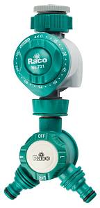 Таймер RACO для подачи воды, механический, в комплекте с распределителем двухканальным, 3/4&quot;х1&quot; 4275-55/732D